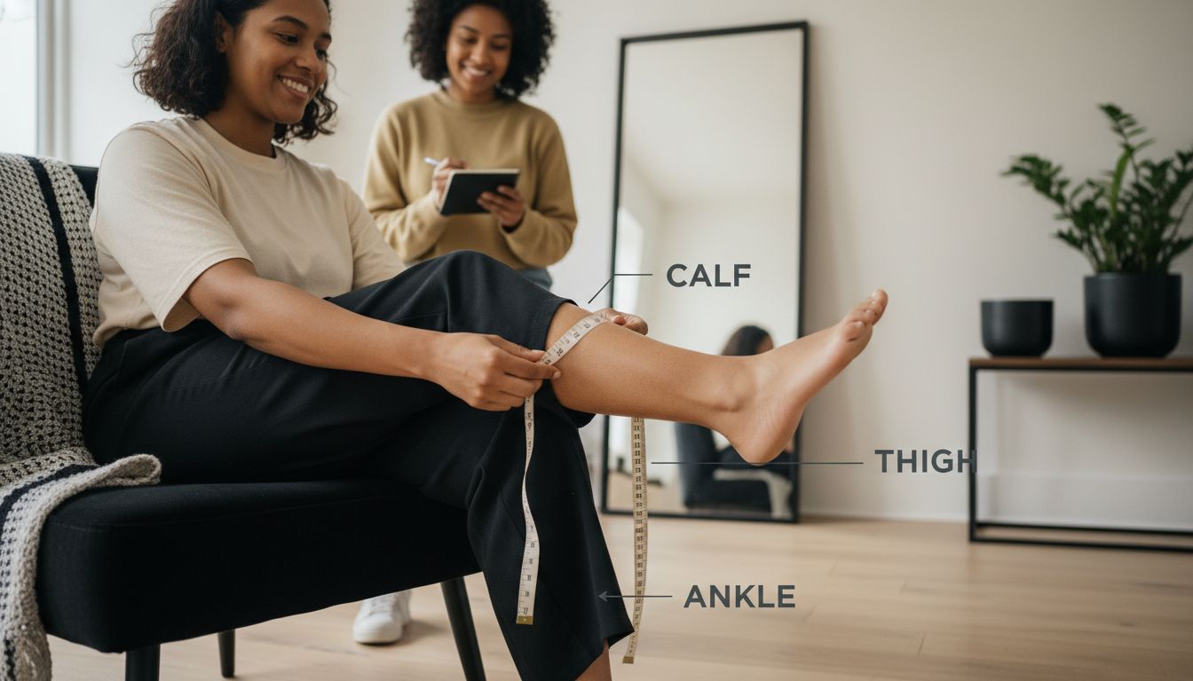 measuring ankle compression