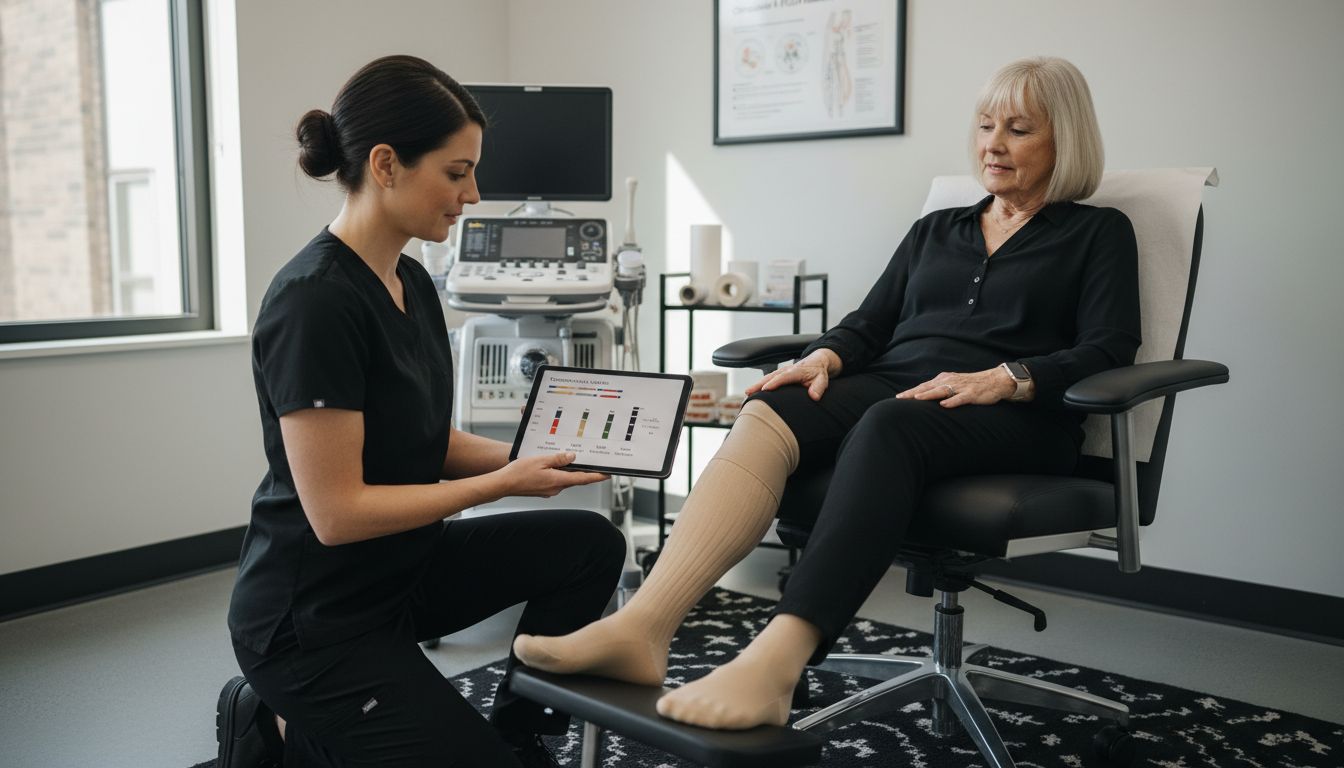 compression therapy fitting