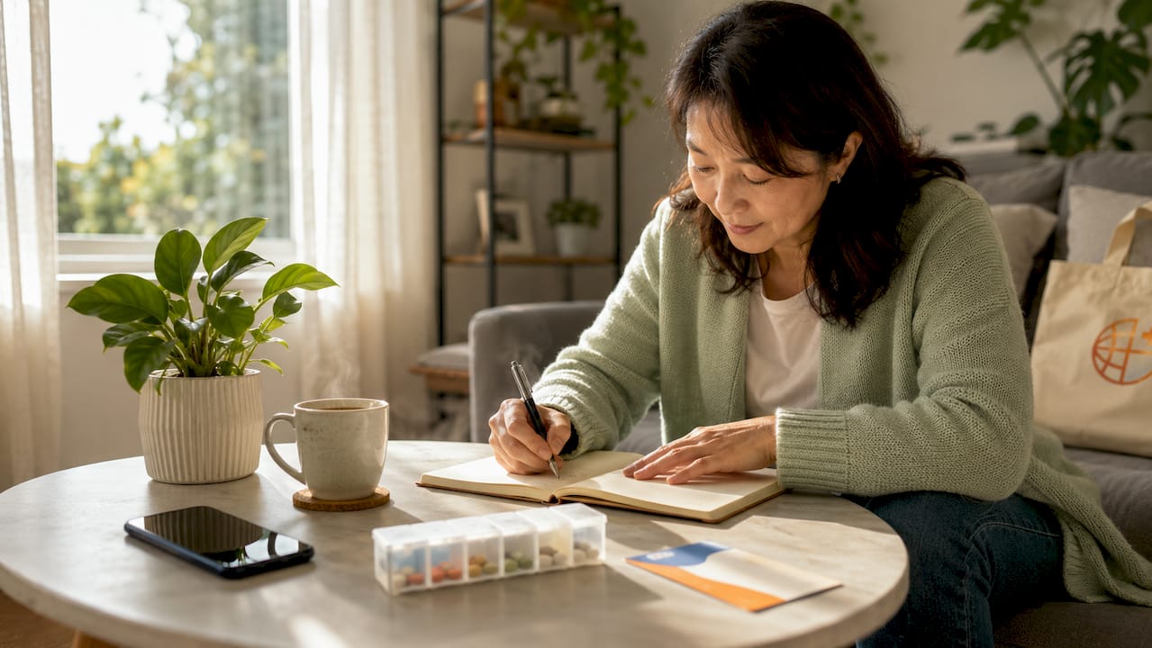 Patient planning follow-up care at home