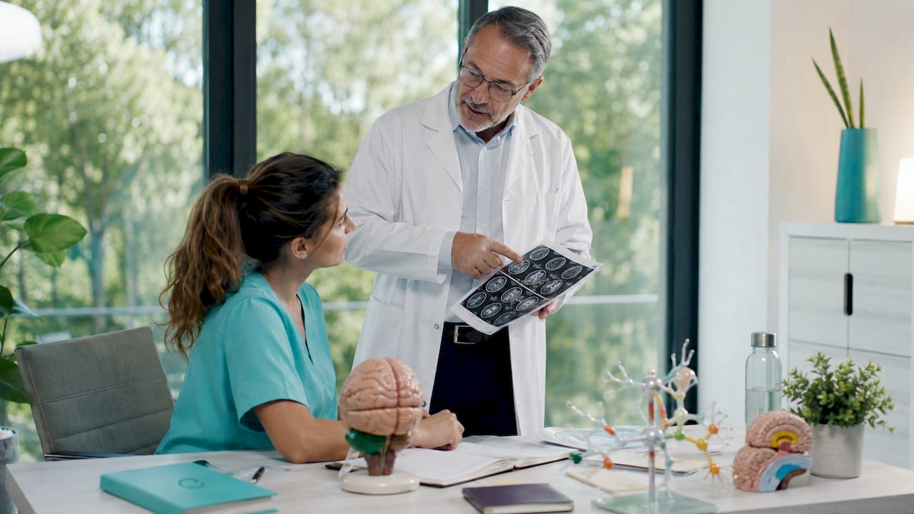 Consulta conjunta de neurologia e fisioterapia