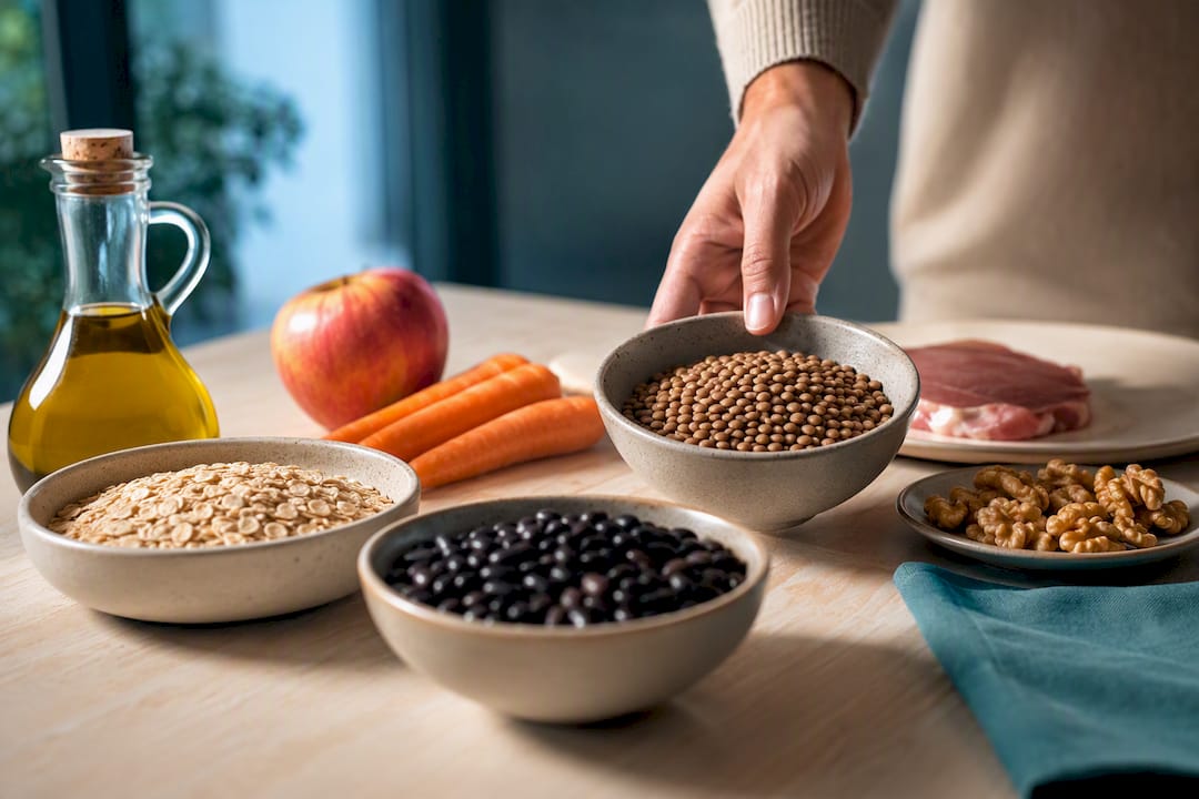 Alimentos ricos em fibras para reduzir o colesterol