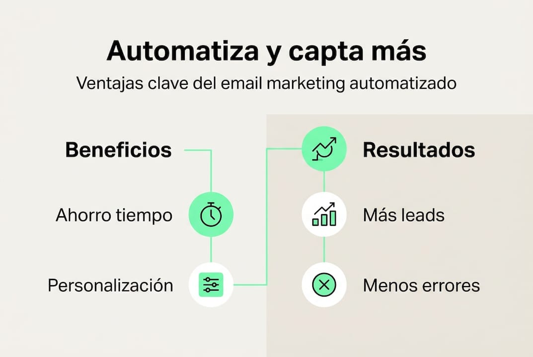 Infografía: principales beneficios de automatizar tus correos electrónicos