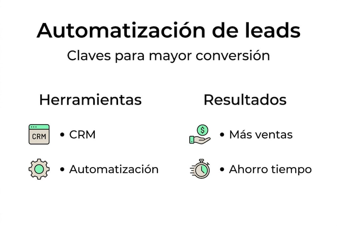 Infografía: cómo automatizar procesos y convertir prospectos en clientes