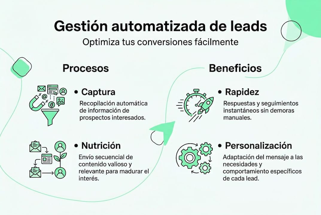 Infografía: cómo gestionar leads de manera efectiva y los beneficios que aporta a tu negocio