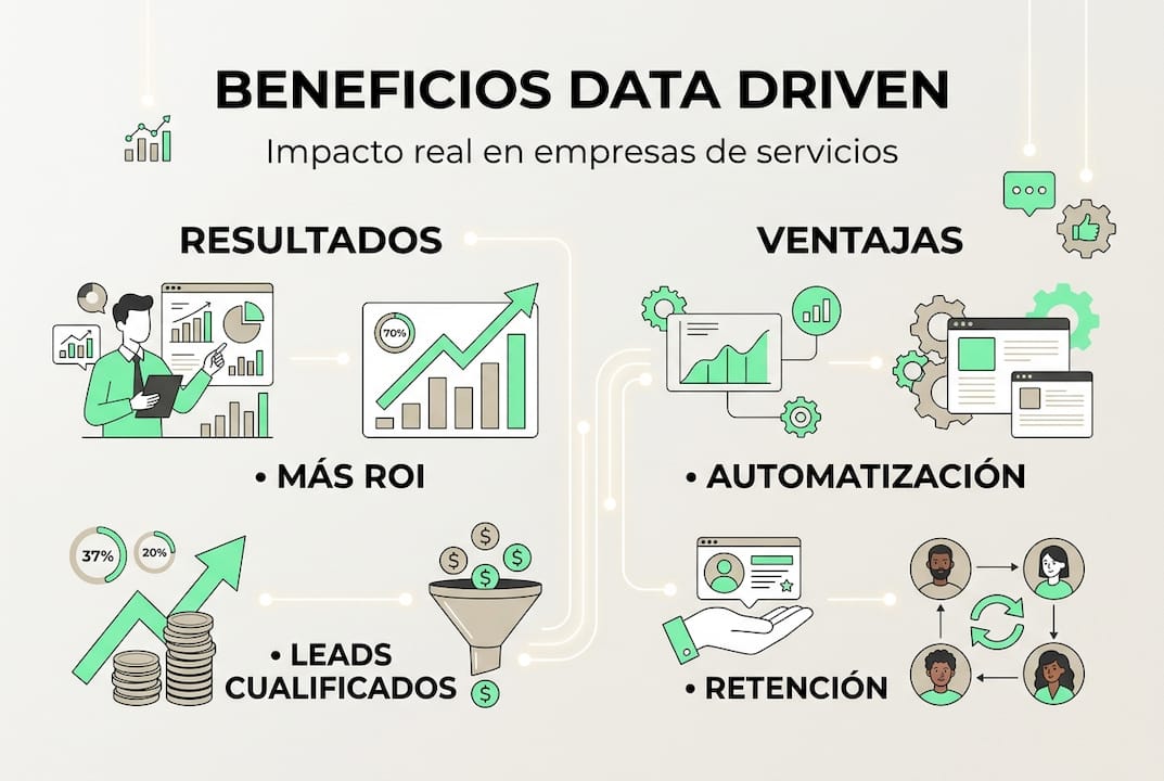 Infografía: principales beneficios del marketing basado en datos