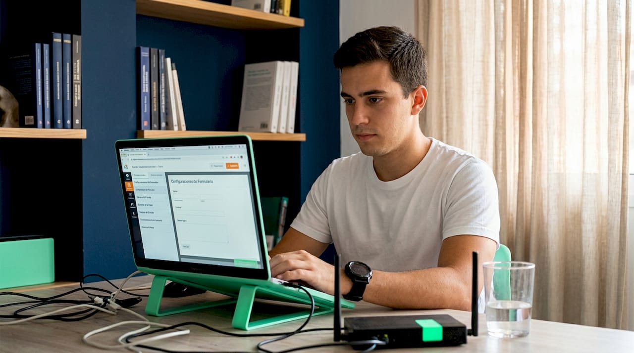 Emprendedor pone en marcha la integración del formulario en su CRM