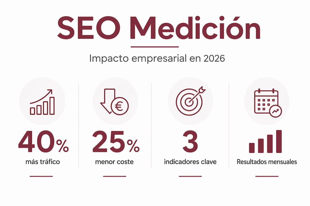 Infografía con estadísticas clave sobre el rendimiento del SEO en empresas