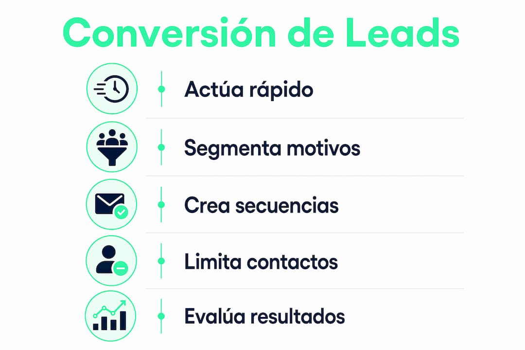 Guía visual: Cómo transformar contactos fríos en clientes potenciales