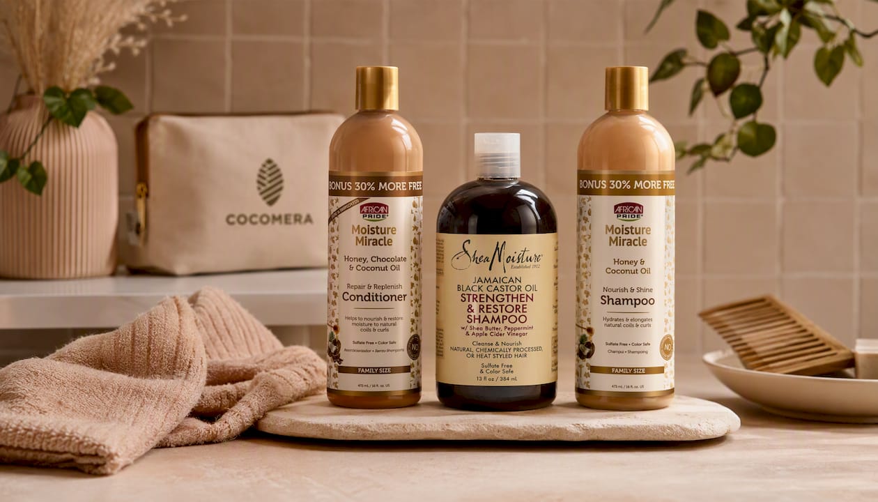 African Pride Moisture Miracle Honey, Chocolate & Coconut Oil Conditioner 473ml