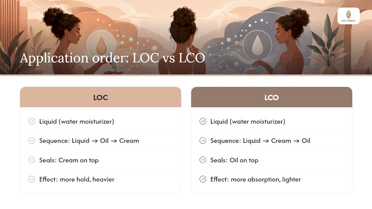 LOC and LCO layering sequence comparison