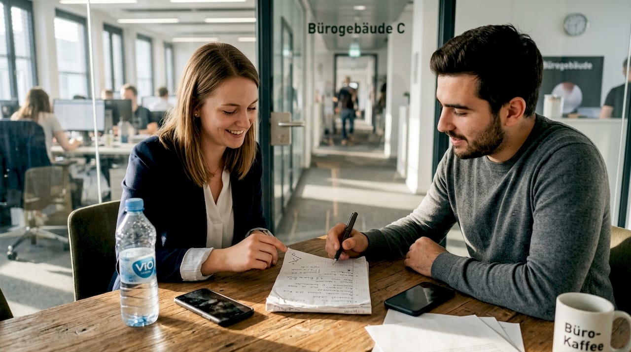 Im Vertriebsmeeting haben wir typische Einwände aus der Praxis gemeinsam durchgesprochen.