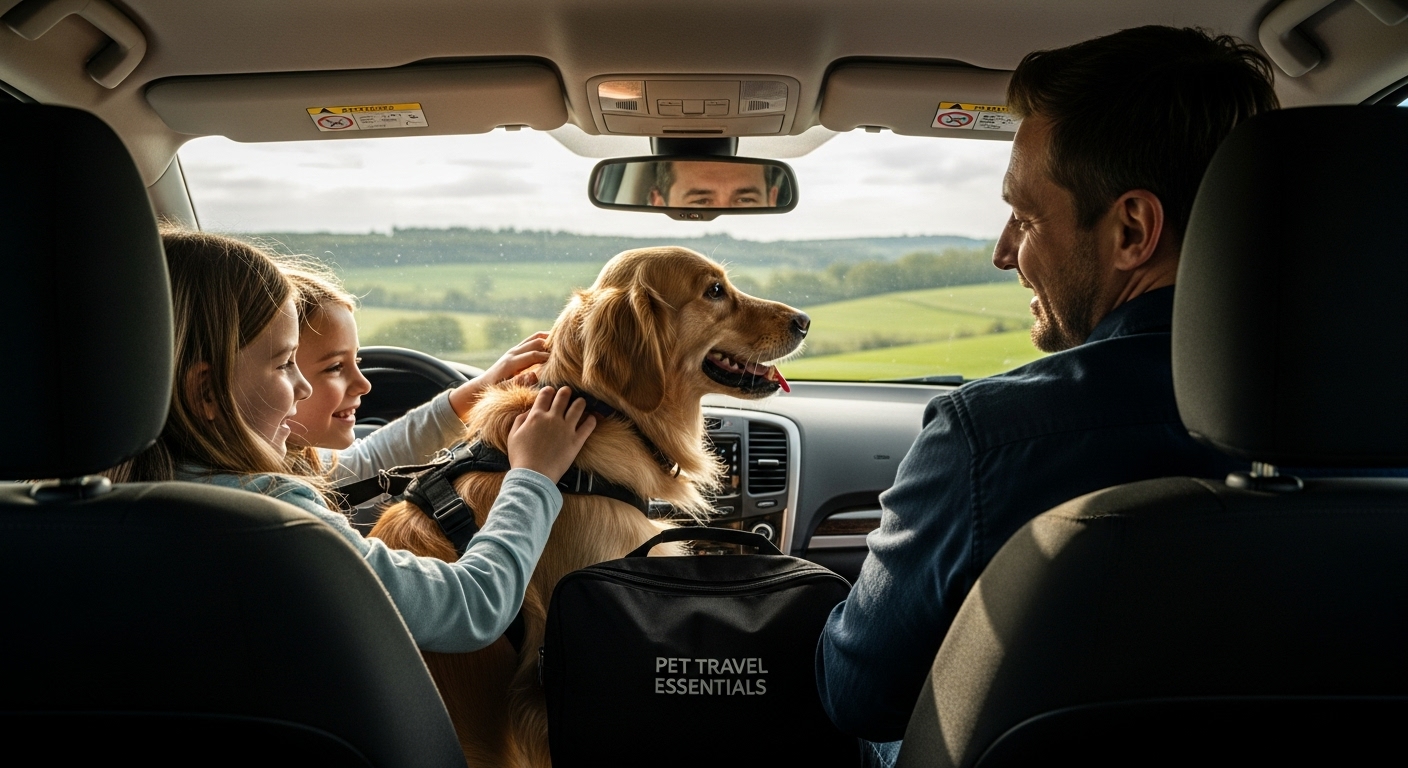 road trip pet family
