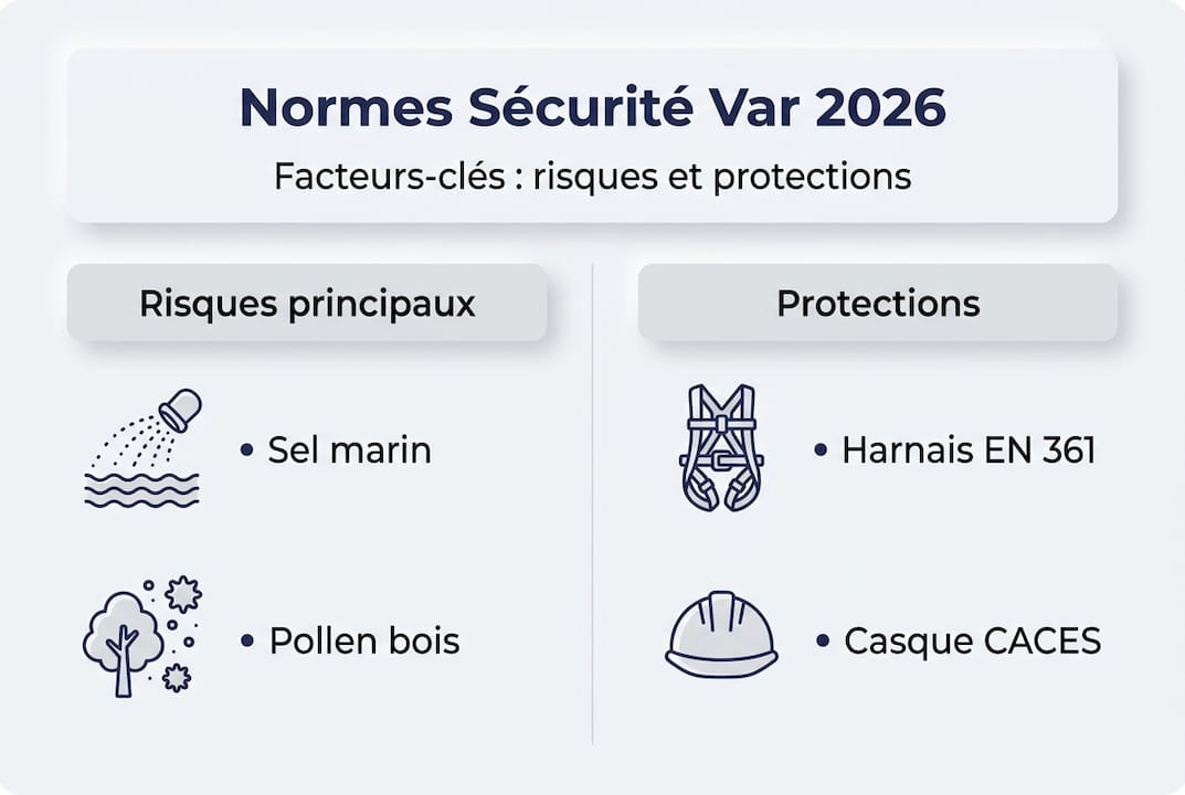 Infographie : les dangers du nettoyage dans le Var et les bonnes pratiques pour se protéger