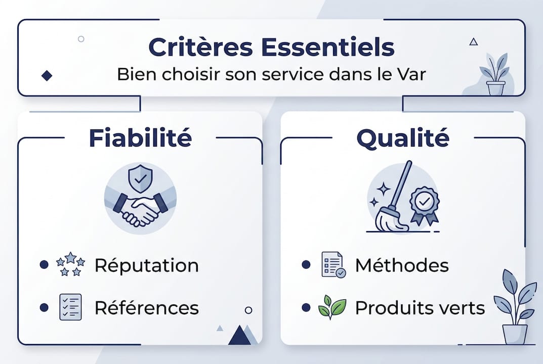 Infographie : comment bien choisir son service de nettoyage dans le Var