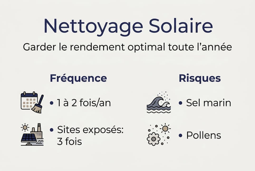 Tout savoir sur la fréquence idéale de nettoyage des panneaux solaires et les risques associés