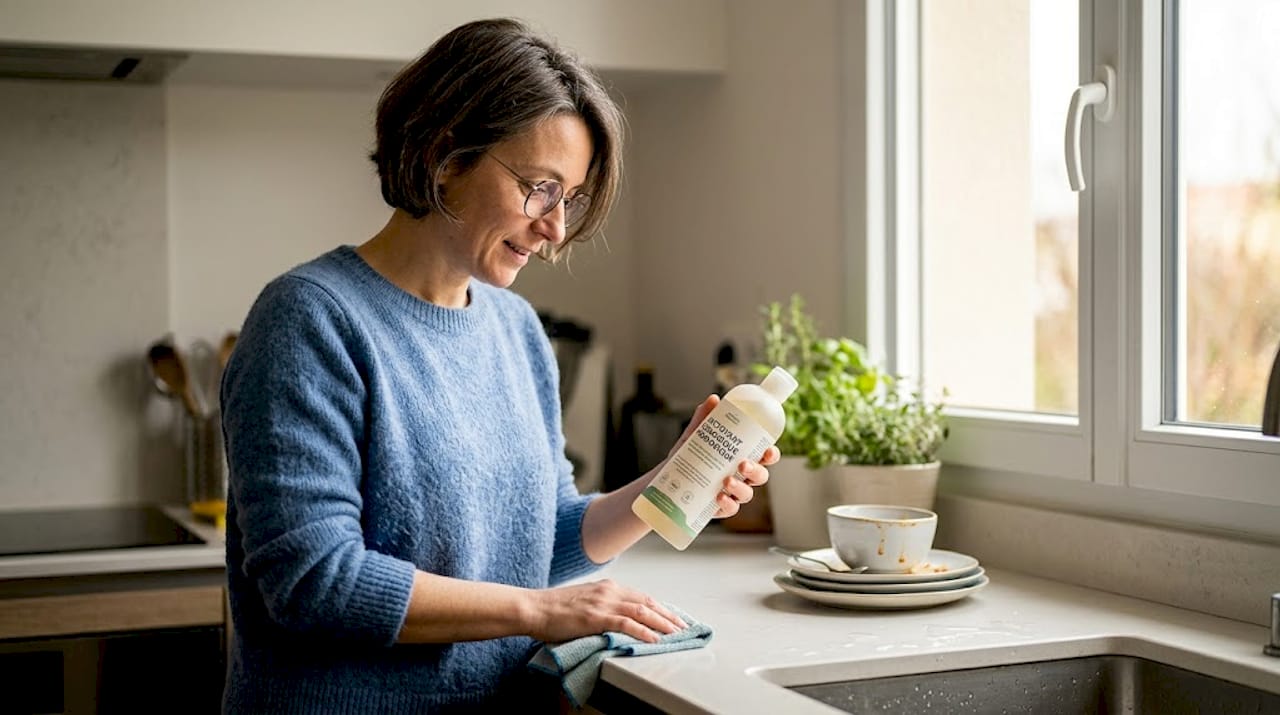 Adoptez une solution écologique pour entretenir les surfaces de votre cuisine.