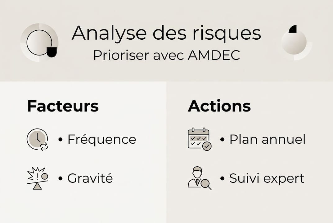 Visuel sur la priorisation des risques liés à l’immobilier