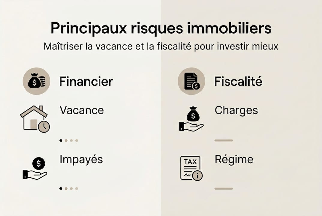 Infographie complète sur la vacance locative et la fiscalité dans l’immobilier
