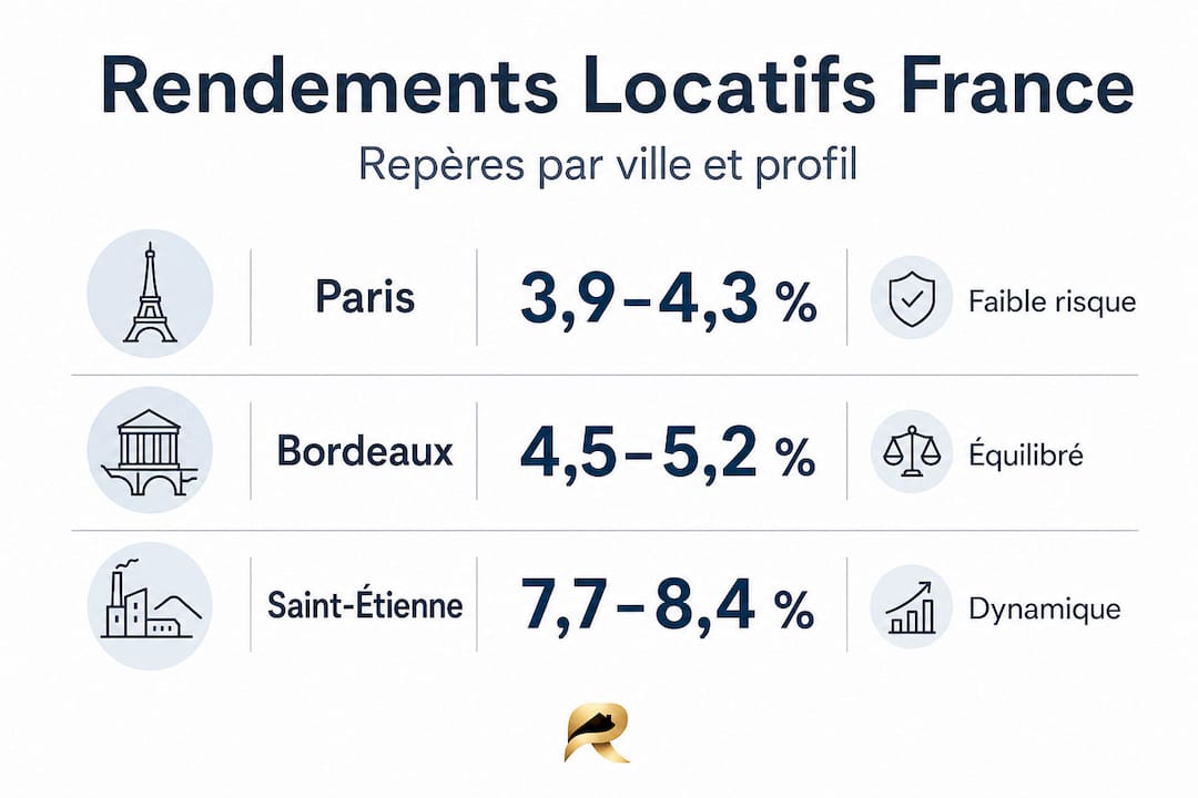 Panorama des taux de rentabilité locative dans les principales villes de France