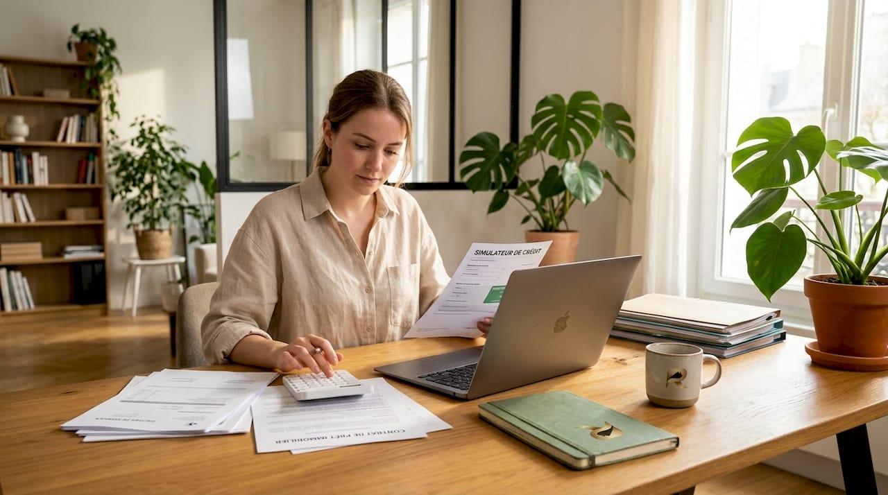 Un investisseur évalue la rentabilité d’un prêt immobilier.