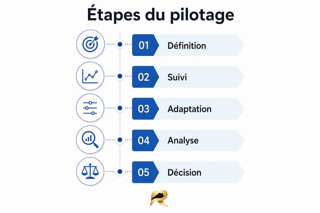Infographie : les grandes étapes de la gestion des investissements en 2026