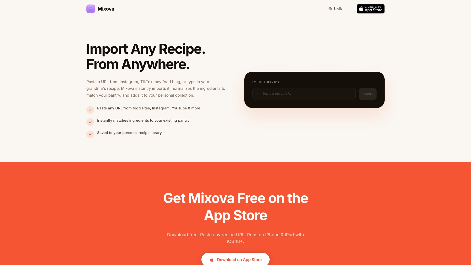 Mixova 앱 스크린샷