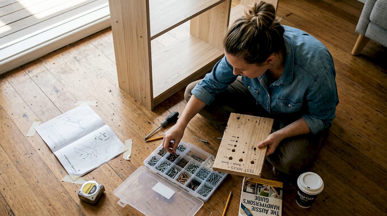 DIY sorting fasteners for wood project