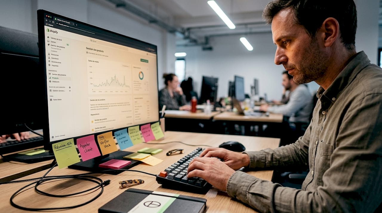Pilotage des applications Shopify en environnement collaboratif