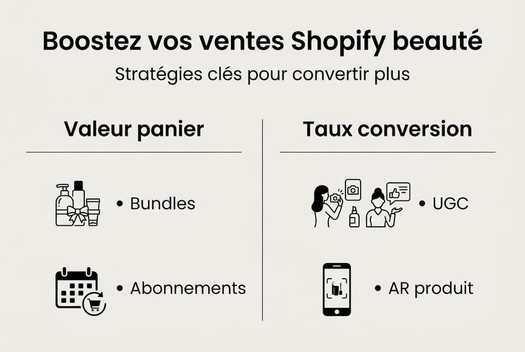 Les incontournables pour booster vos ventes beauté sur Shopify en un clin d'œil