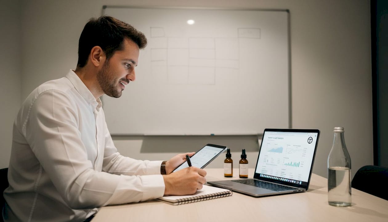Un expert du digital effectue un audit complet de votre boutique Shopify.