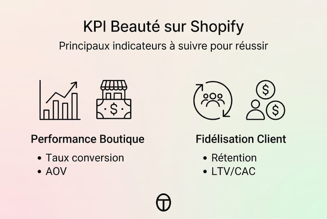 Les chiffres essentiels à connaître pour piloter votre boutique en ligne beauté : infographie des indicateurs clés de performance