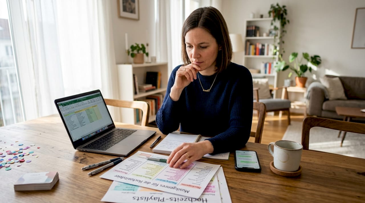 Ein Veranstaltungsplaner wirft einen Blick auf die aktuellen Musikcharts, um die passende Stilrichtung für sein Event auszuwählen.