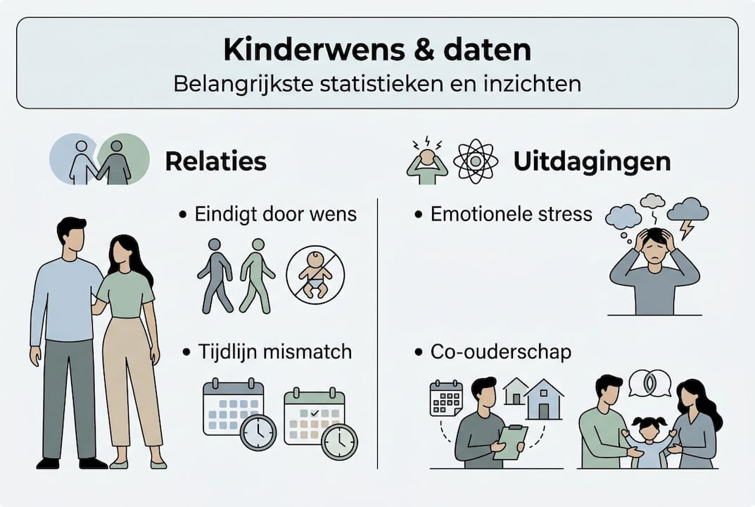 Infographic: Feiten en cijfers over daten en kinderwens
