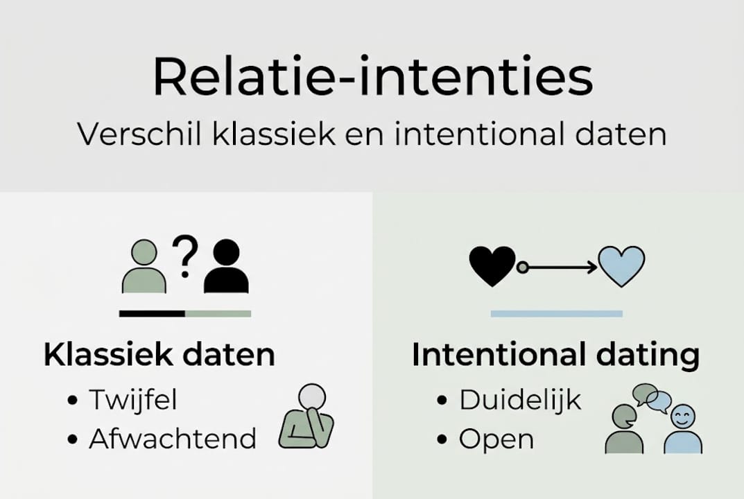 Infographic: traditioneel daten versus bewust daten in één oogopslag