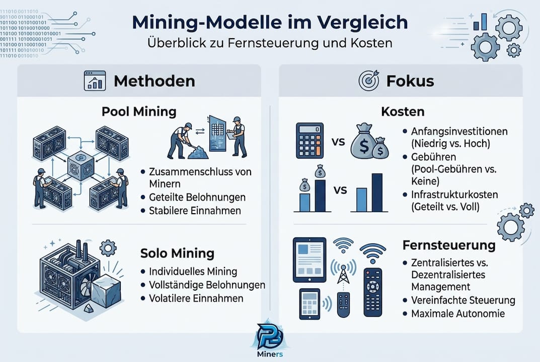 Übersicht zu effizienten Mining-Methoden und Möglichkeiten der Fernüberwachung