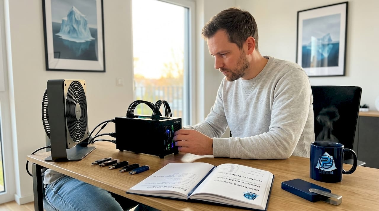 Allein im Homeoffice: Mit selbstgebauter Hardware auf Bitcoin-Jagd