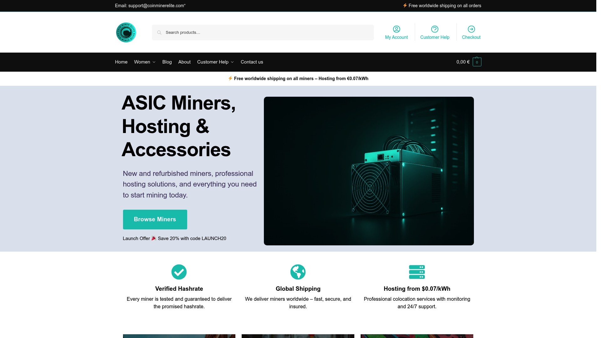 CoinMinerElite Shop