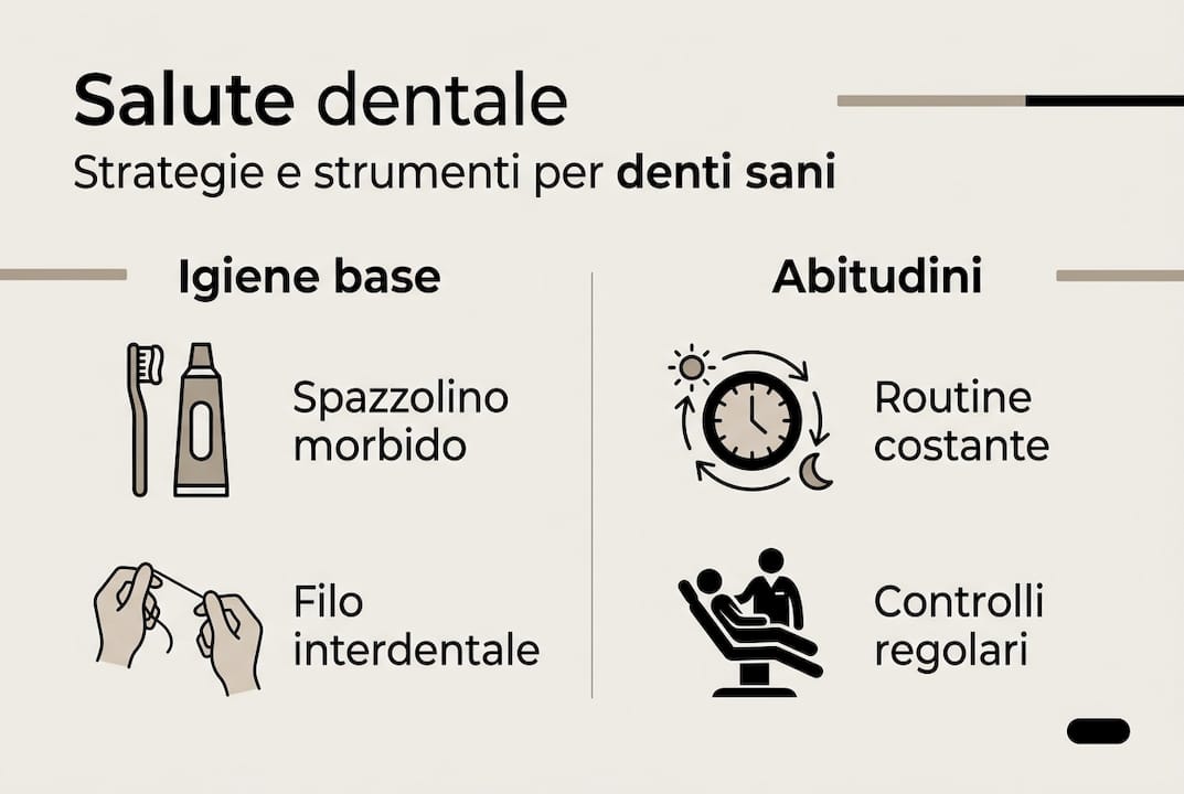 Infografica: consigli pratici per la salute dei denti