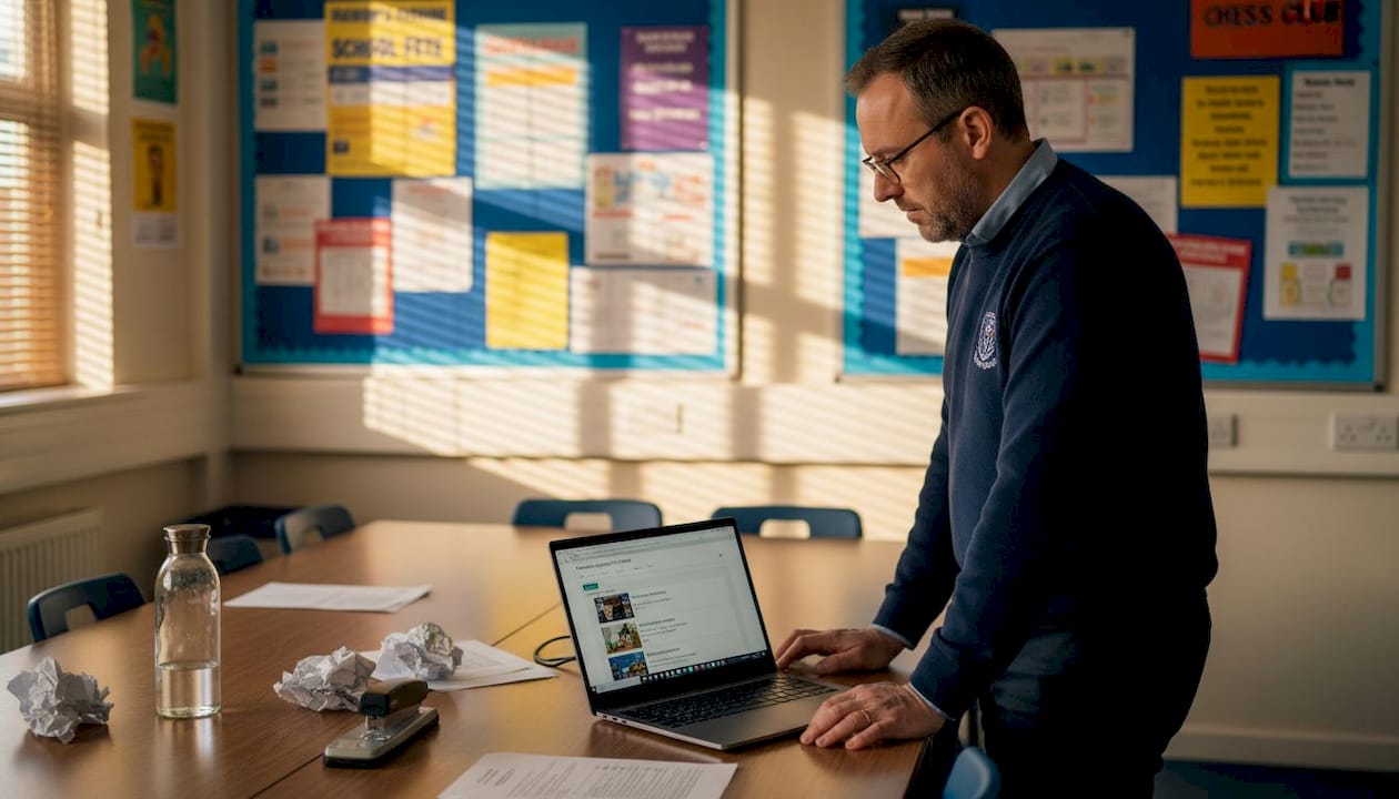 Trust IT staff updating MAT website