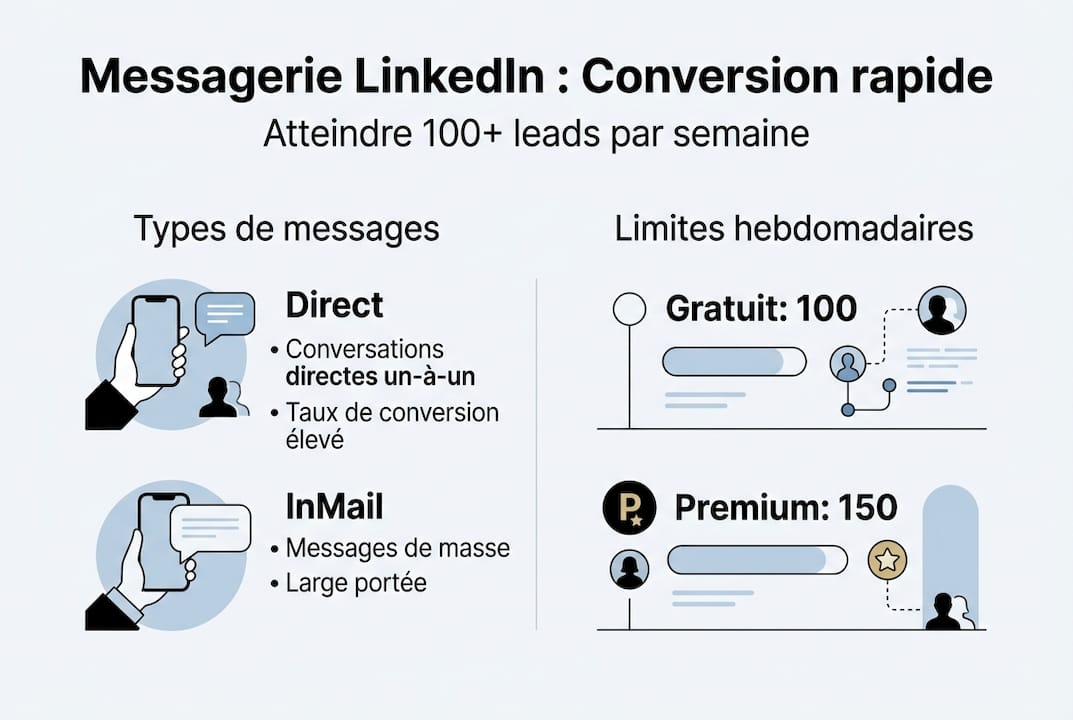 Découvrez en image les clés pour transformer un message privé LinkedIn en opportunité concrète.