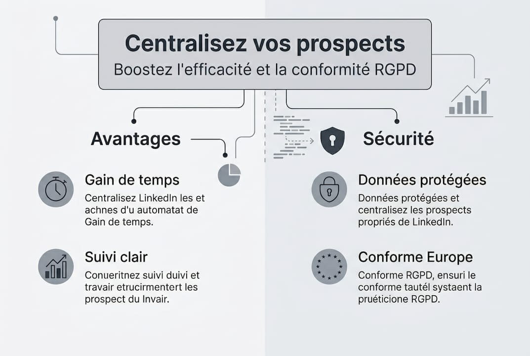 Infographie : pourquoi centraliser vos prospects LinkedIn est un atout pour votre développement commercial