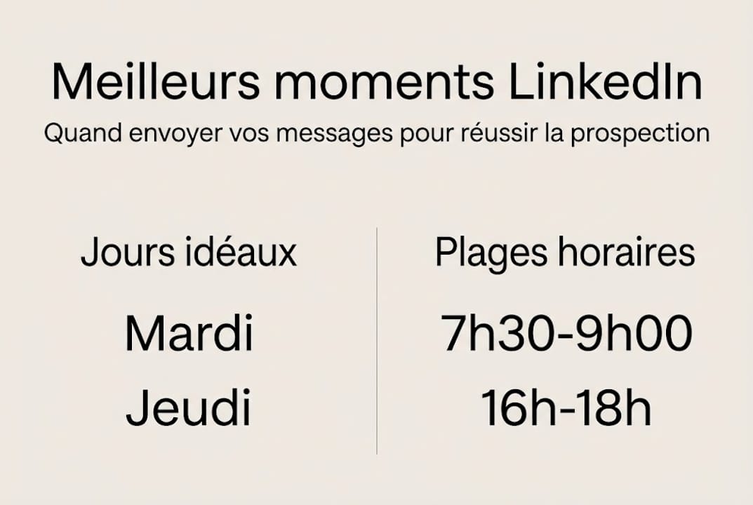 Visuel : les créneaux incontournables pour publier sur LinkedIn