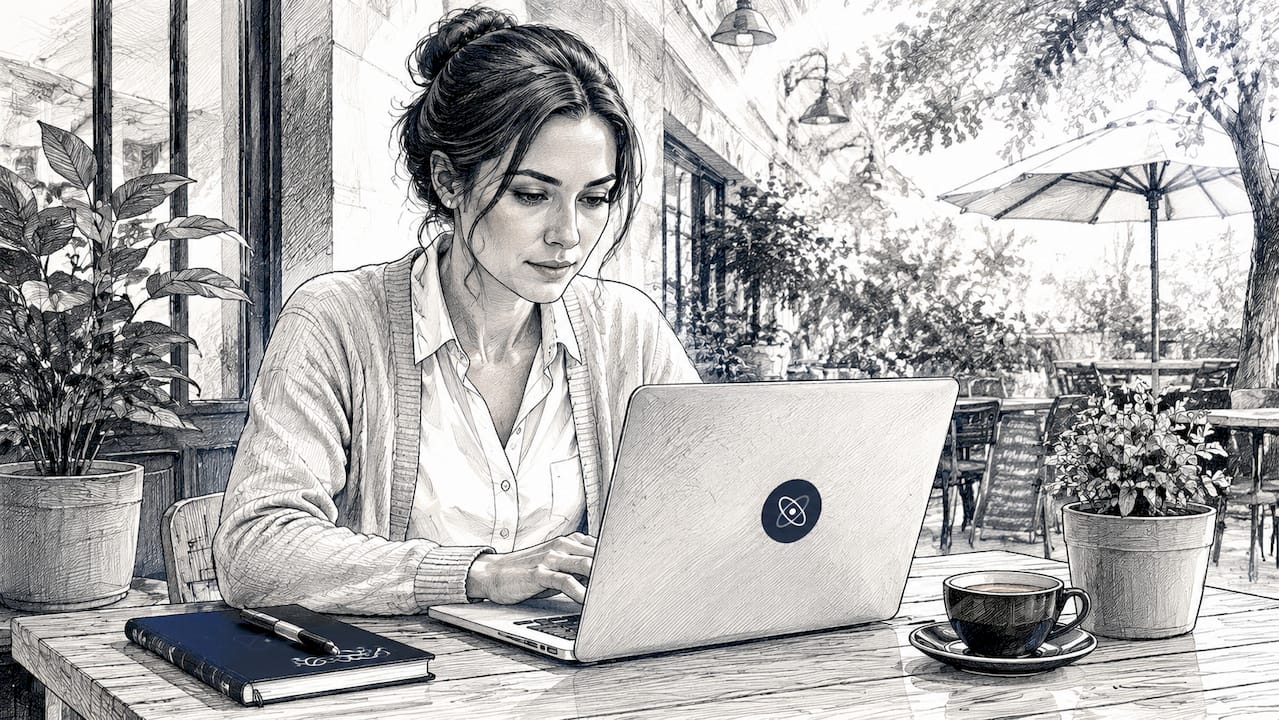 Une ingénieure développe un logiciel d’automatisation.
