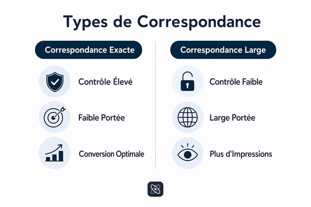 Infographie mettant en parallèle deux approches de sélection des mots-clés