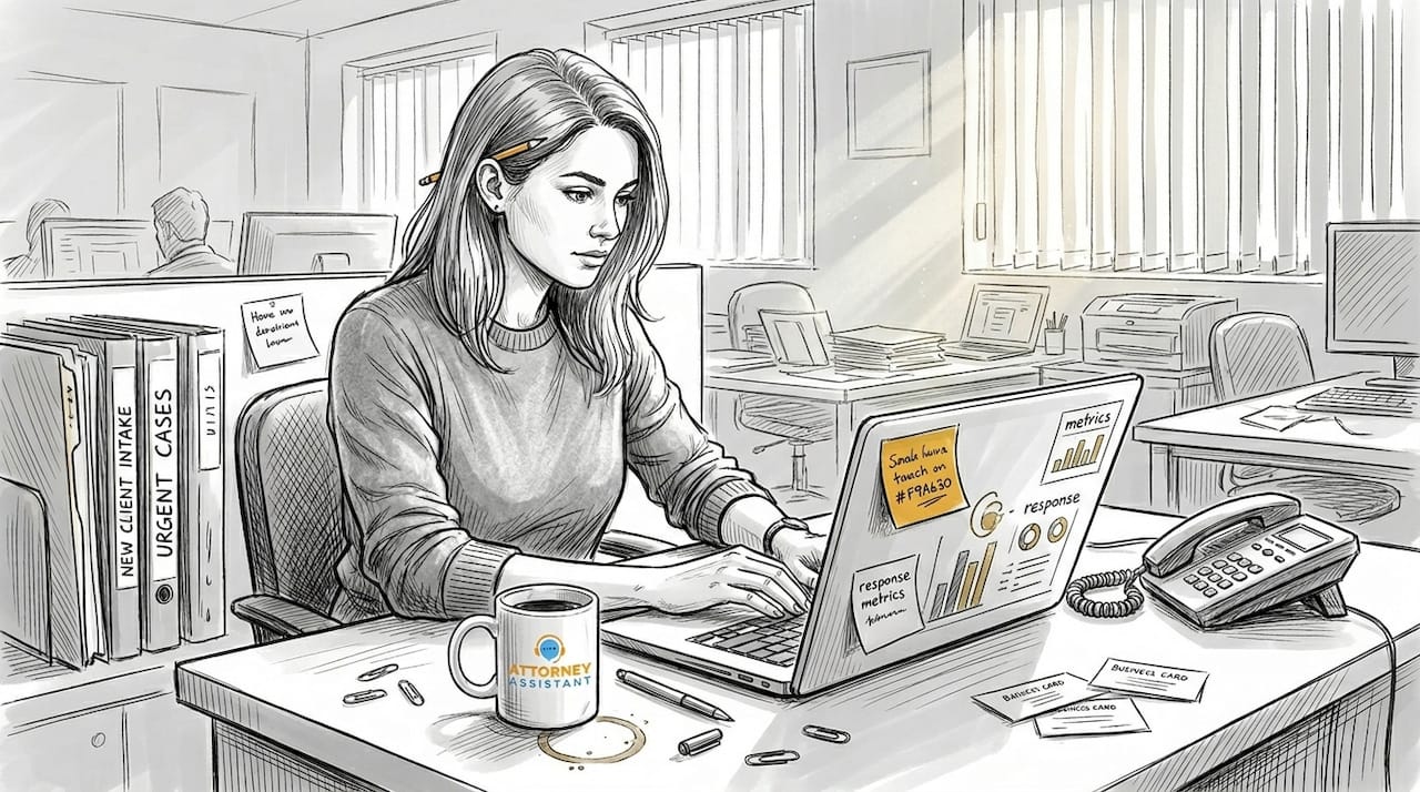 Intake specialist reviewing response dashboard