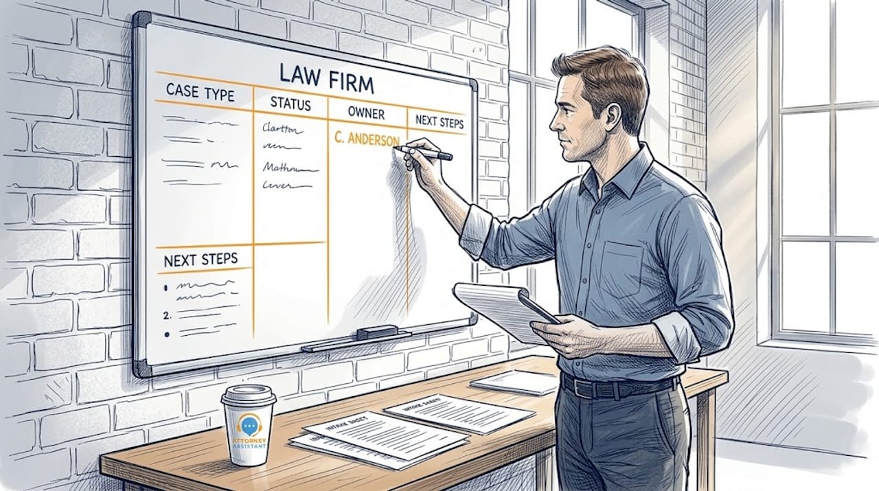 Assigning client owner in law firm workspace