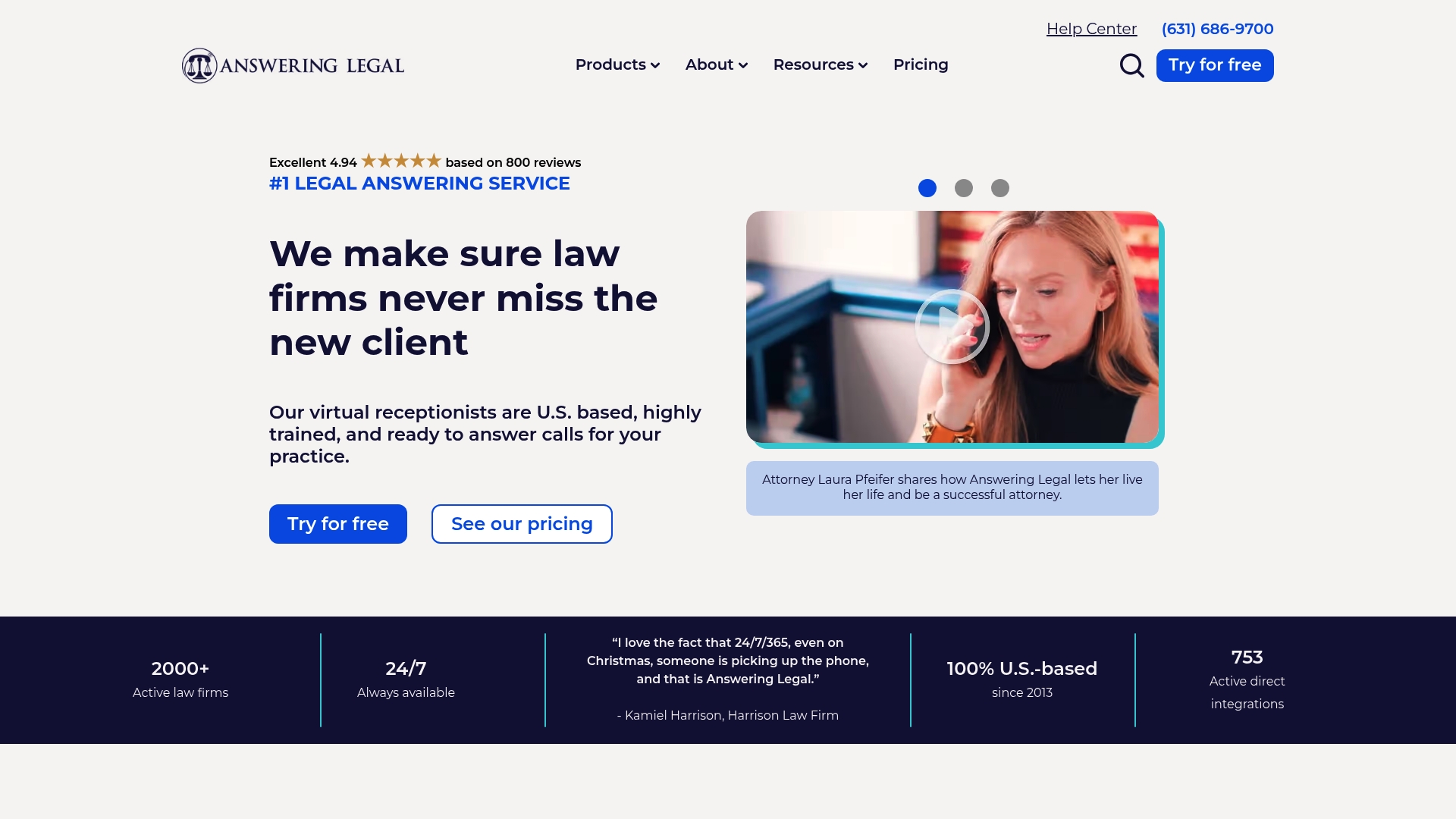 https://answeringlegal.com