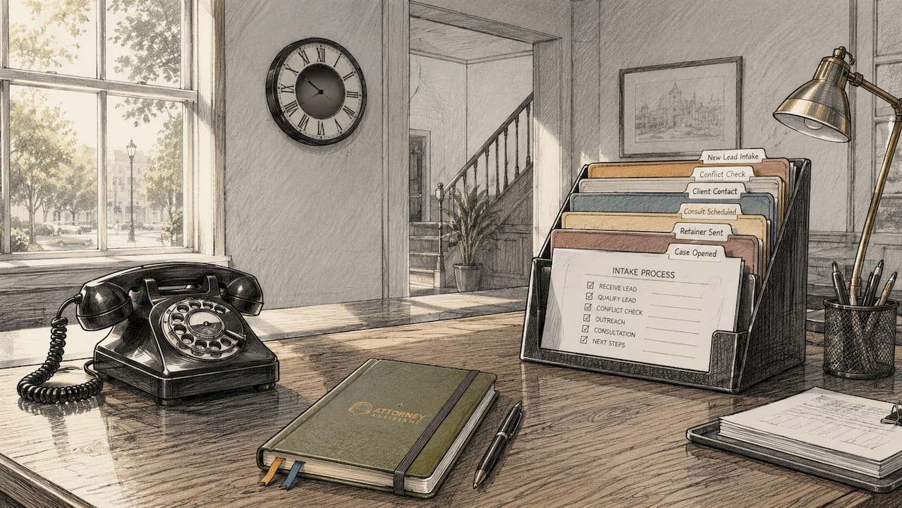 Intake desk with communication tools
