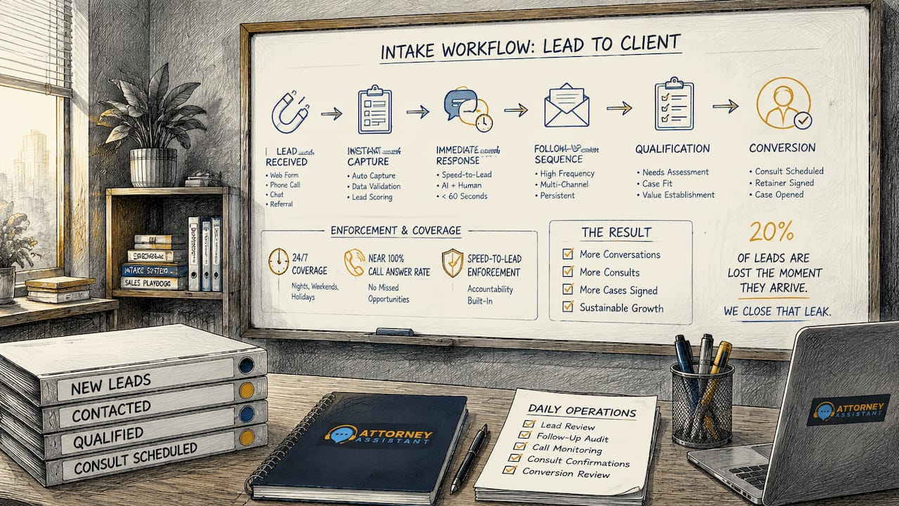 Lead Conversion Workflow for Law Firms: 2026 Guide