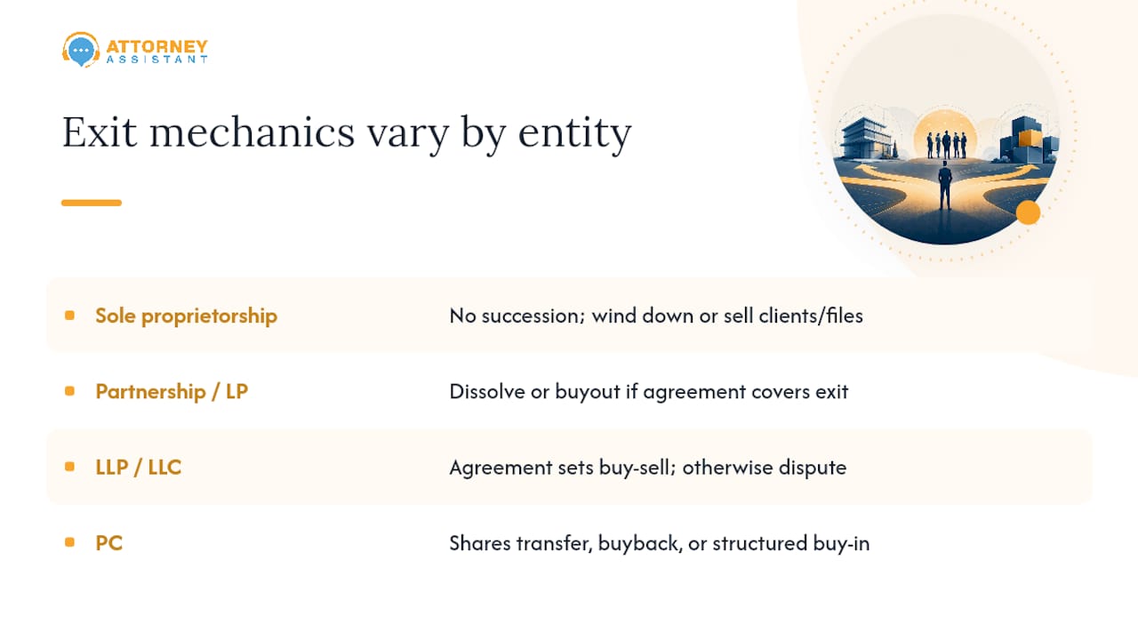 What Happens to Ownership When a Partner Leaves? — overview diagram